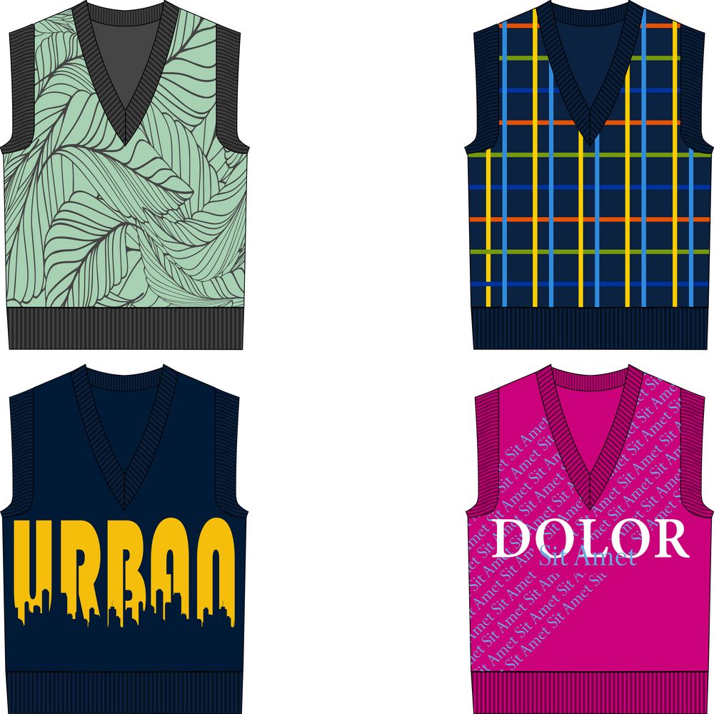 Жилет оверсайз Tricksy Net на заказ, акрил-0