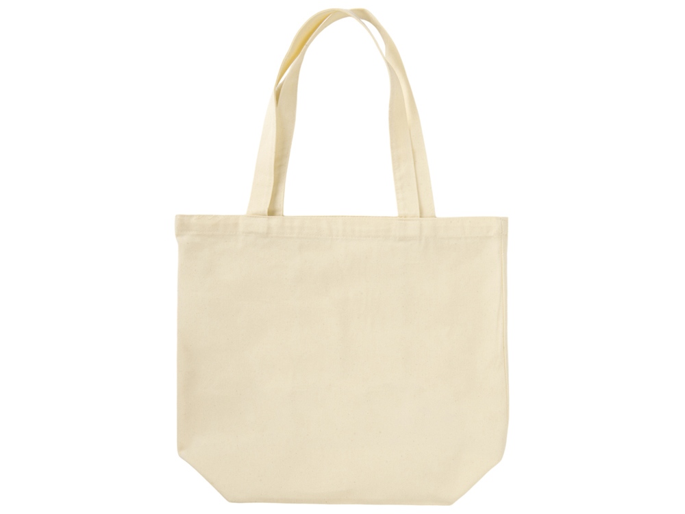 Сумка с широким дном и боками, натуральный-4