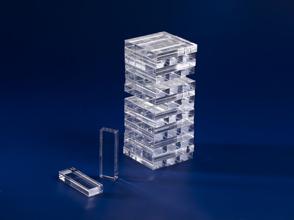Игра Acrylic Tower, прозрачная-0