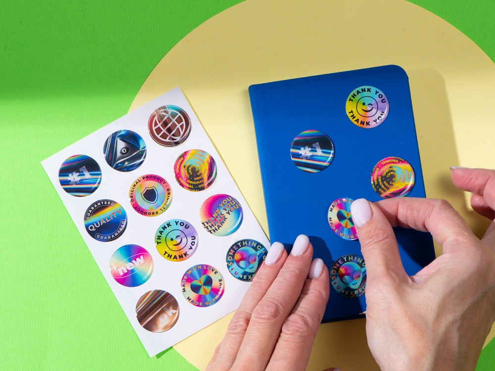 Сет объемных стикеров из эпоксидной смолы, А6-2