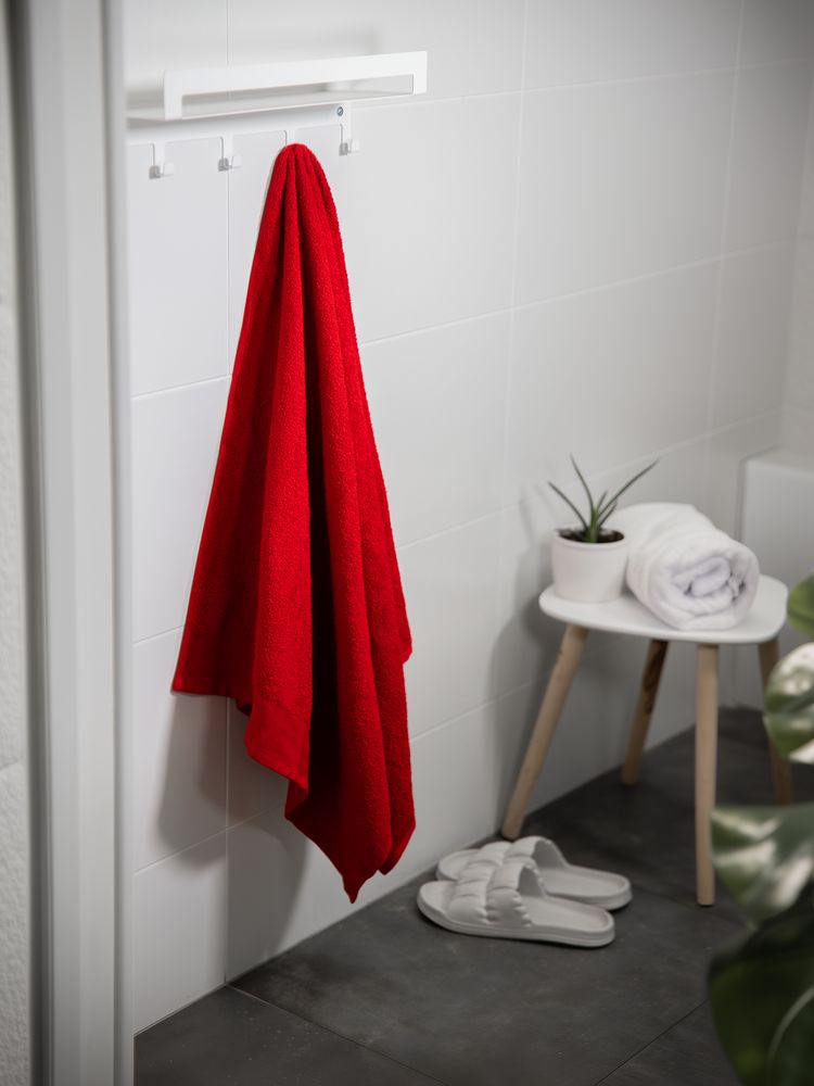 Полотенце Odelle, большое, красное-3