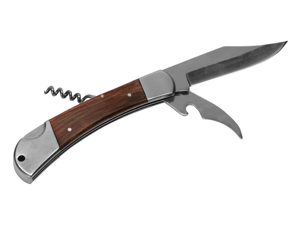 Набор Подарочный с многофункциональным ножом, темно-коричневый/бордовый-2