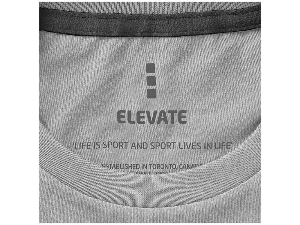 Nanaimo мужская футболка с коротким рукавом, серый меланж-3