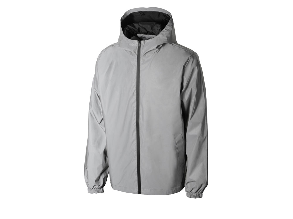 Ветровка светоотражающая 2XL, серебристый-5
