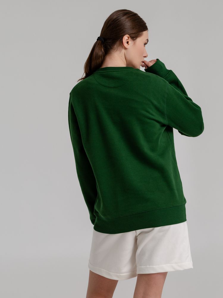 Свитшот унисекс King, темно-зеленый-2