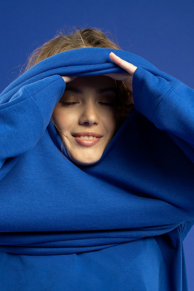 Свитшот унисекс S1, синий-2