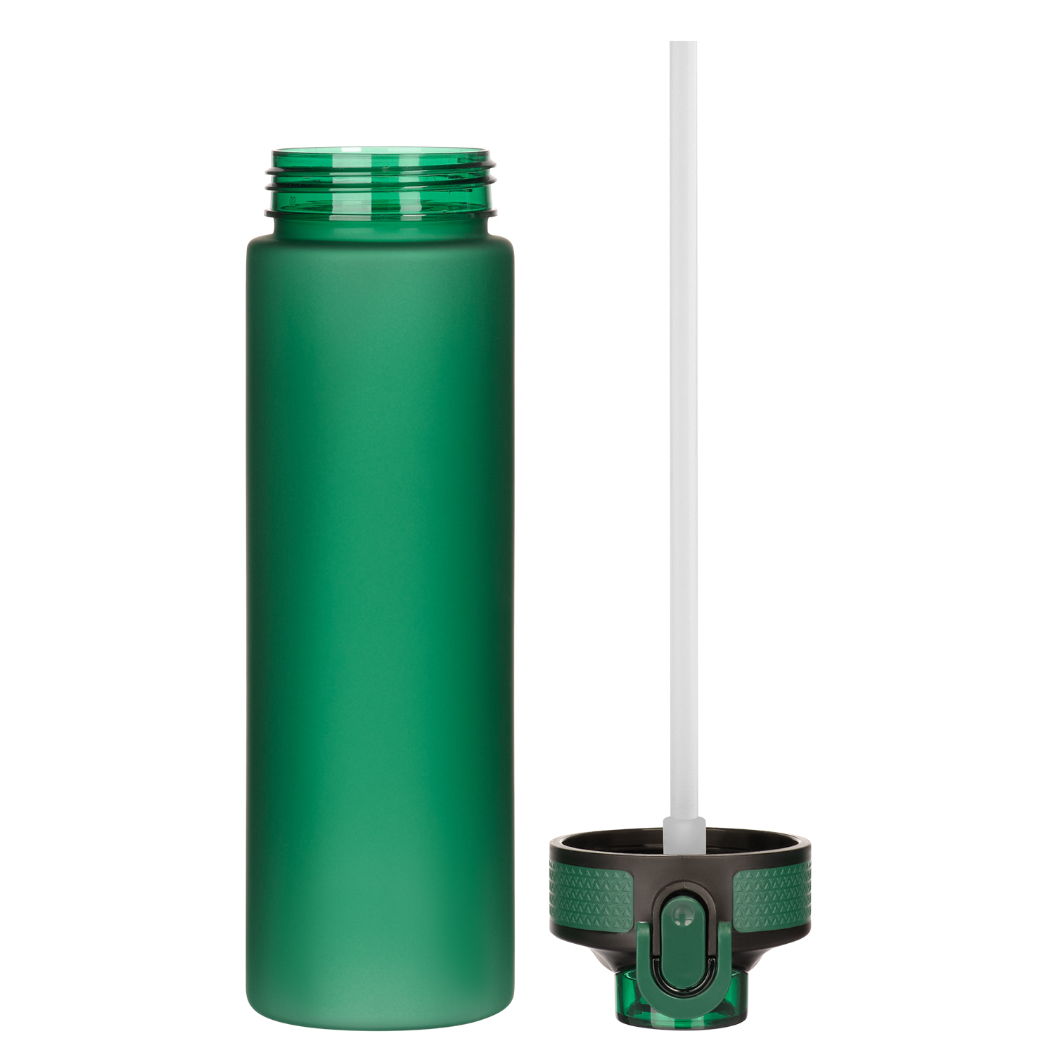 Бутылка для воды Флип (Flip), темно-зеленая-6