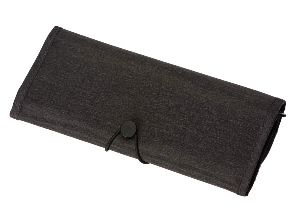 Органайзер District для электроники на резинке, темно-серый-1