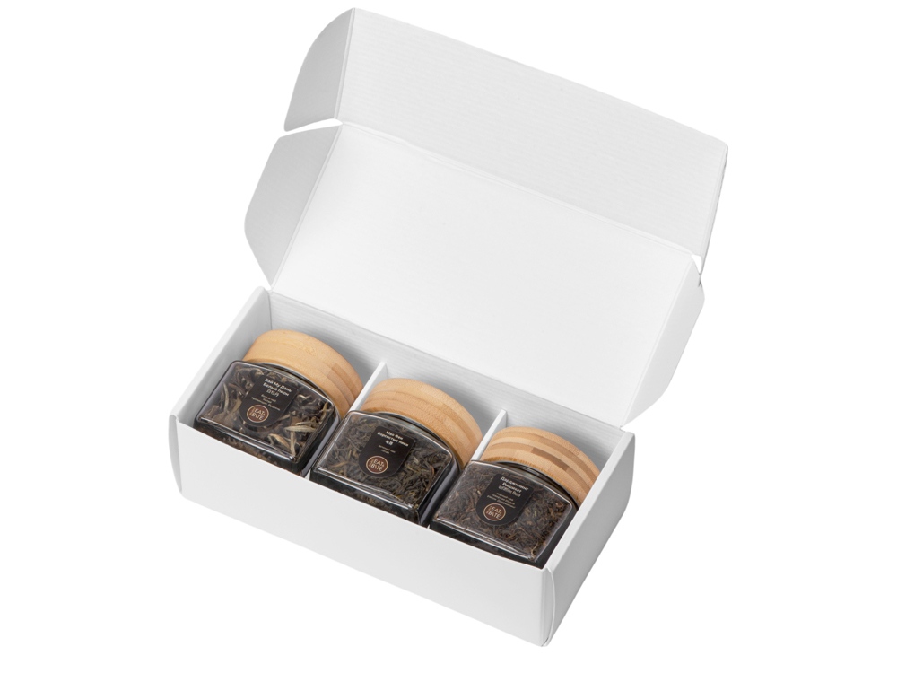 Набор подарочный с тремя видами чая Ceremony (черный чай, зеленый чай, белый чай)-1