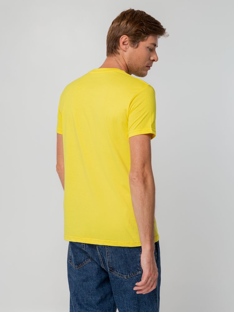 Футболка унисекс T-bolka 140, желтая-4