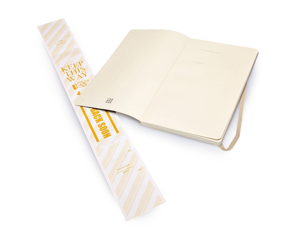 Записная книжка Moleskine Classic Soft (в линейку), Large (13х21см), бежевый-2