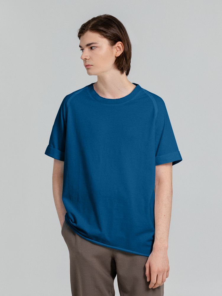 Футболка унисекс Vozduh 1.0, синяя-0