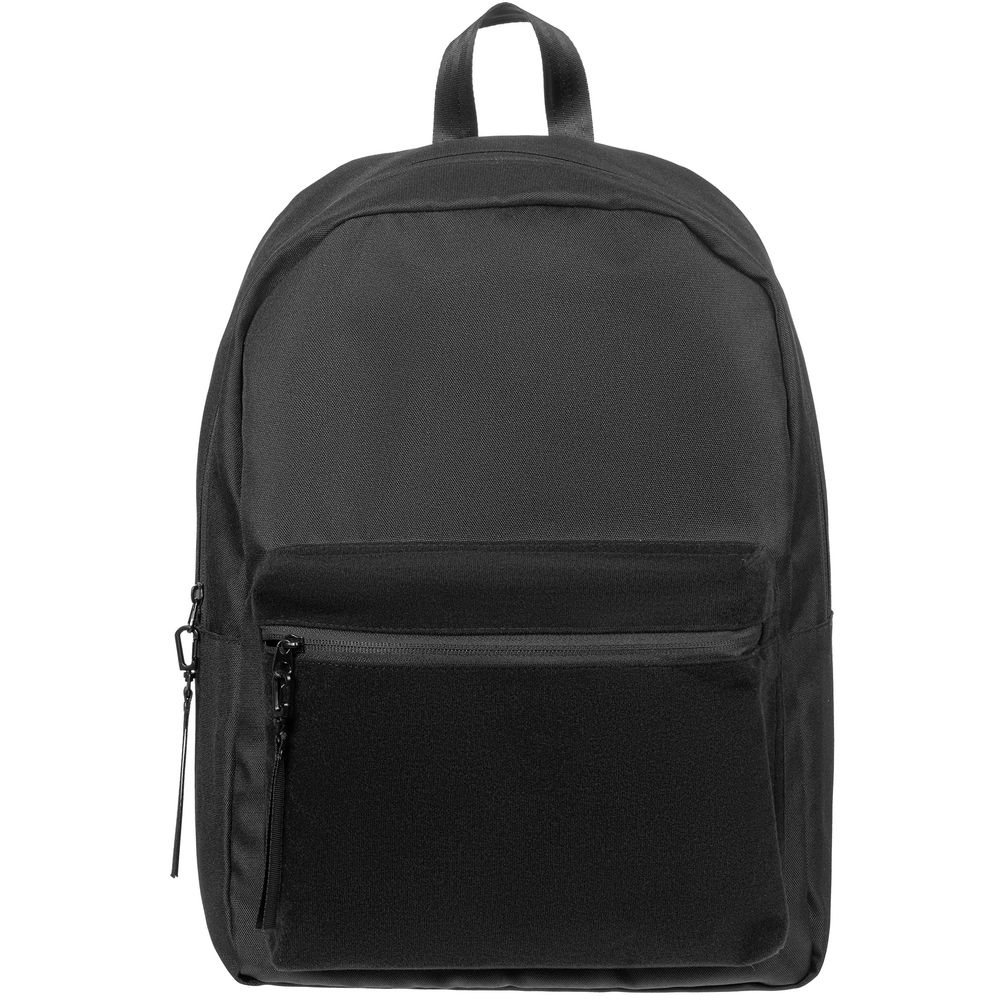 Рюкзак Patch Catcher с карманом из липучки, черный-3