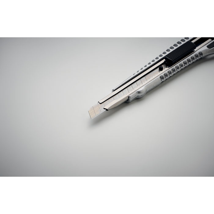 Нож канцелярский, серебряный-3