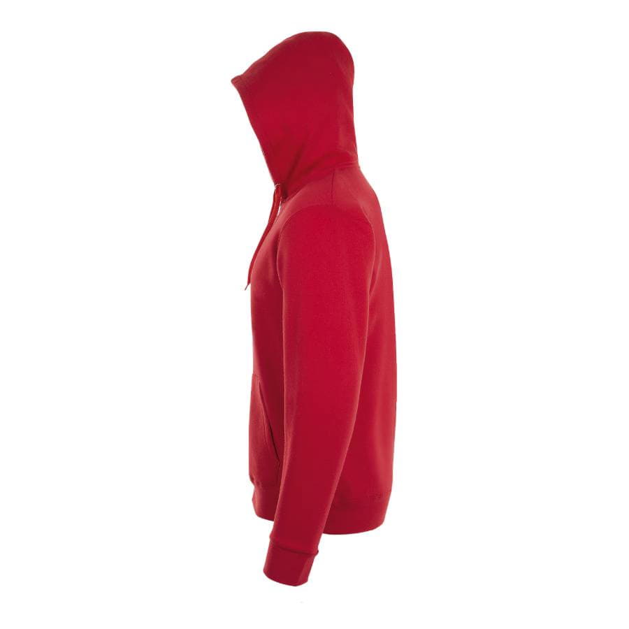 Толстовка худи унисекс на молнии STONE 260, красный-4
