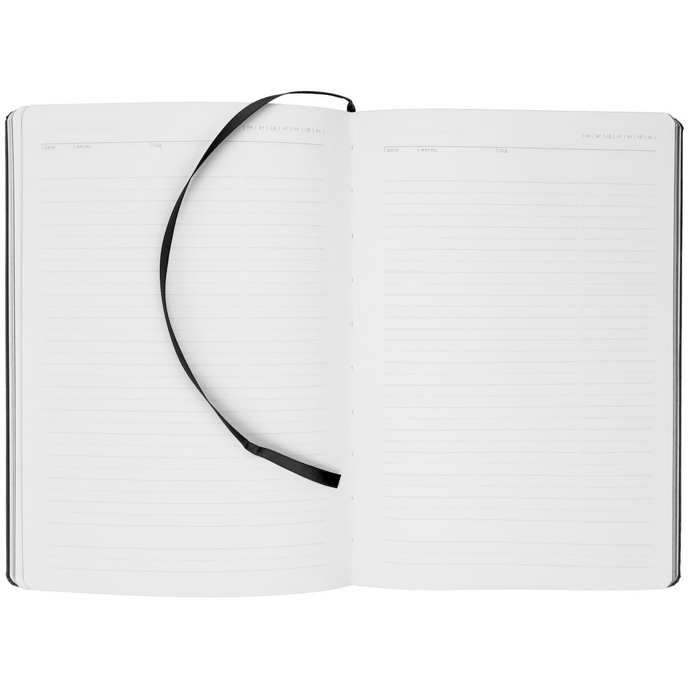 Ежедневник Cortado, недатированный, черный-2