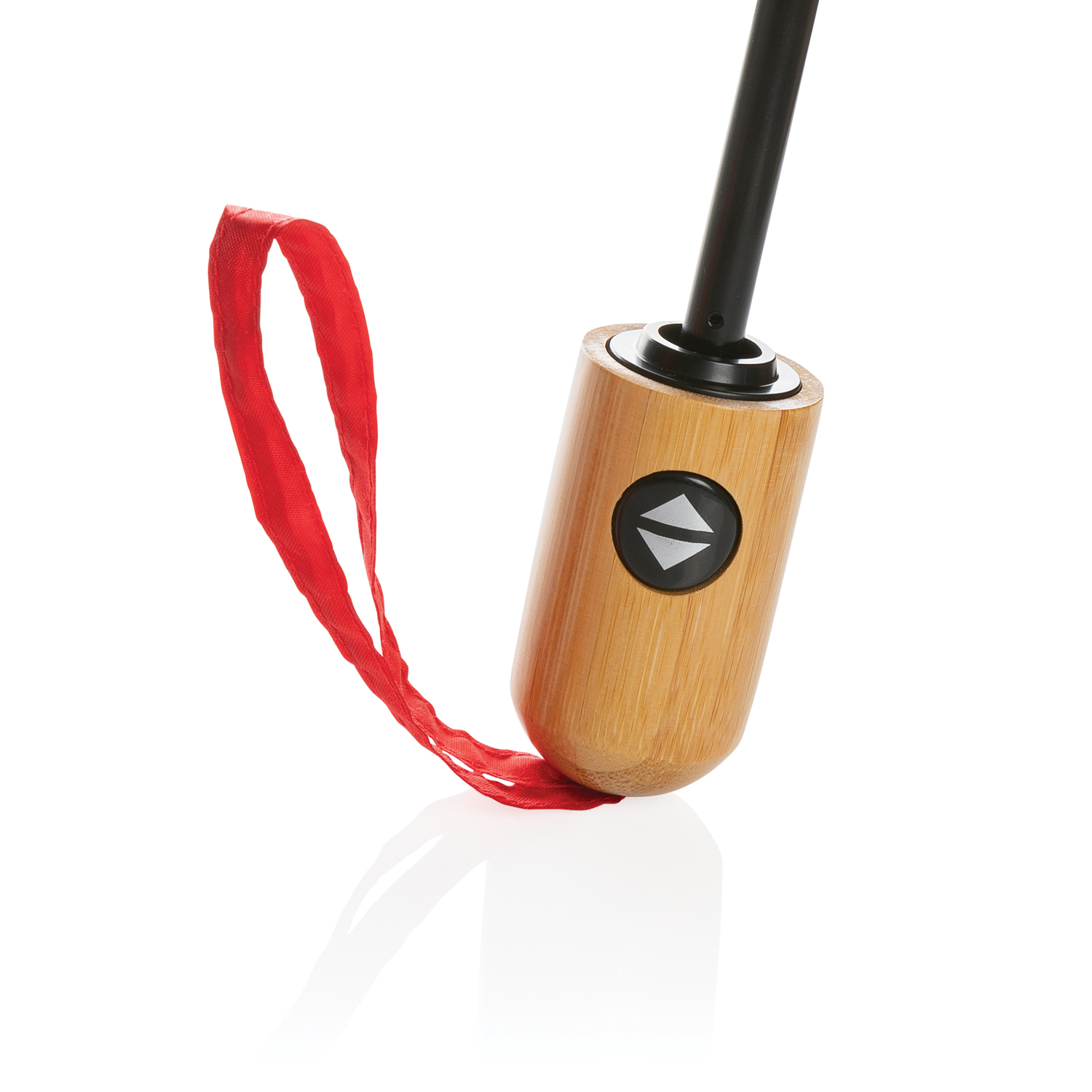 Автоматический зонт Impact из RPET AWARE™ с бамбуковой рукояткой, d94 см-6