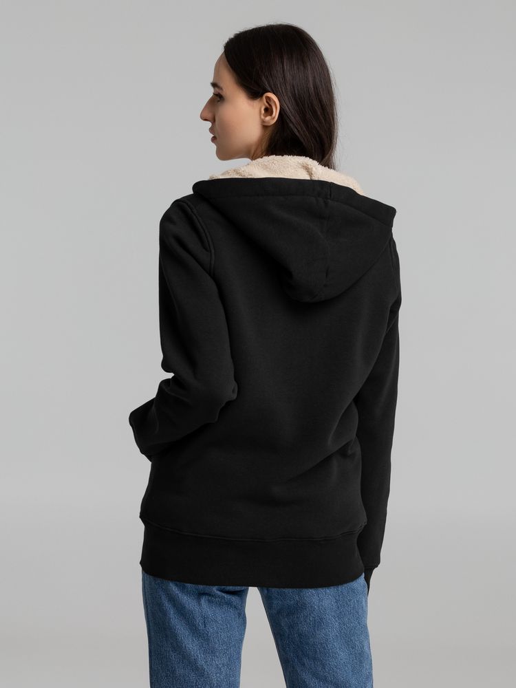 Толстовка унисекс на молнии Sherpa 280, черная-5