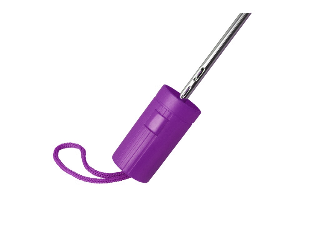 Зонт складной Tulsa, полуавтоматический, 2 сложения, с чехлом, фиолетовый-5