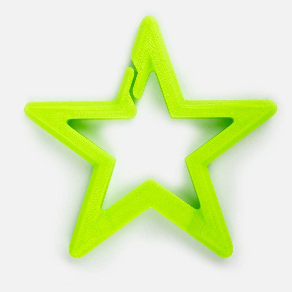 Брелок Impreso, 3D-печать на заказ, звезда-0