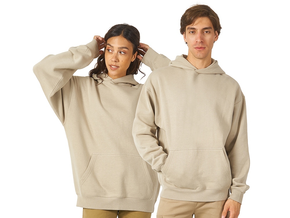 Толстовка с капюшоном оверсайз Berlin унисекс, оливковый-0