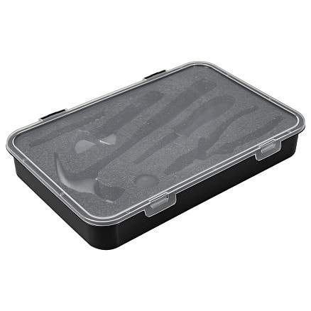 Набор инструментов Tools Baltimore черный 6 в 1 в пластиковом футляре, Черный-1