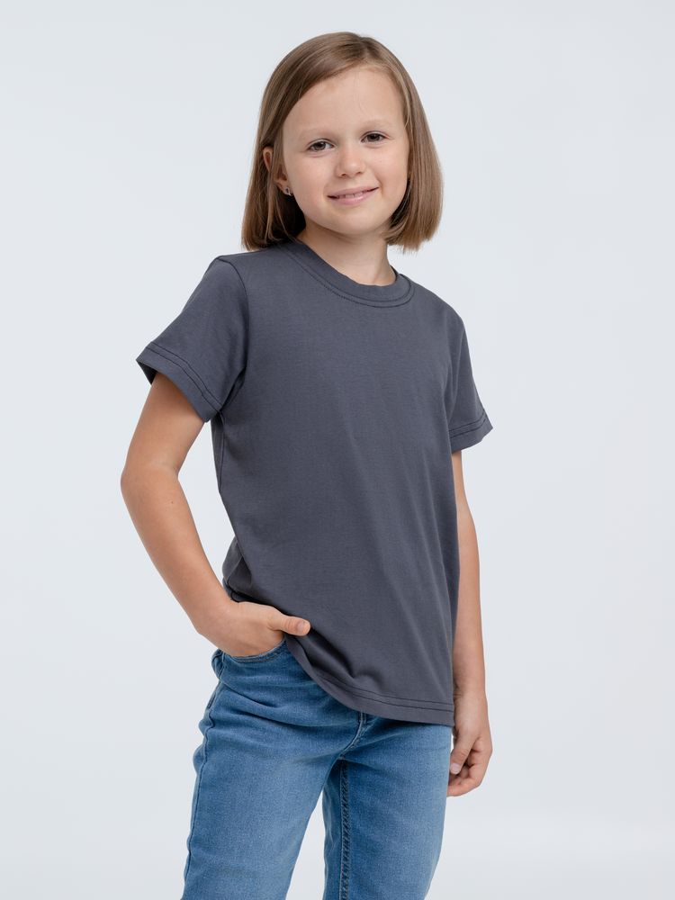 Футболка детская T-Bolka Kids, темно-серая (графит)-2
