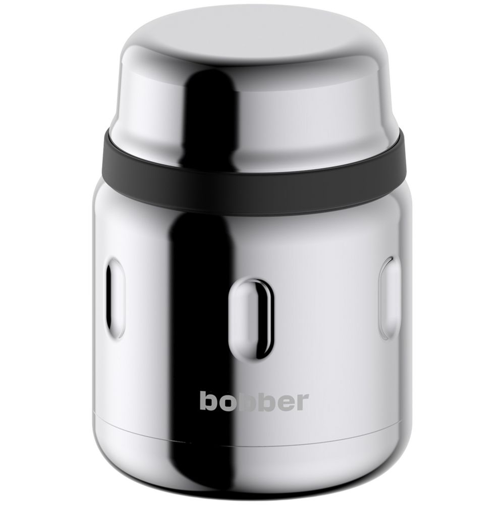 Термос для еды Jerrycan 470, вакуумный, стальной зеркальный-0