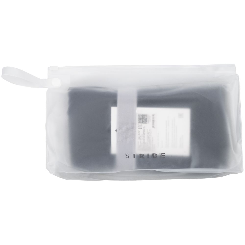 Спортивное полотенце Vigo Medium, черное-3