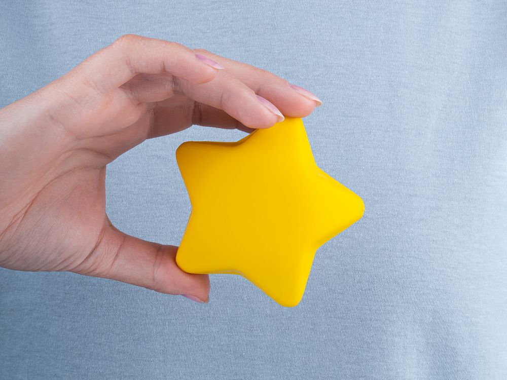 Антистресс «Звезда», желтый-2