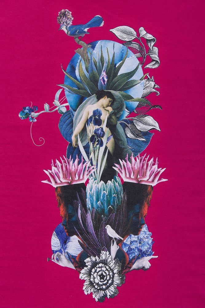 Футболка женская Beauty Sleep, ярко-розовая (фуксия)-1