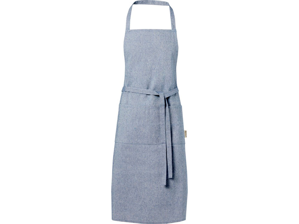 Pheebs 200 g/m2 recycled cotton apron, синий-0