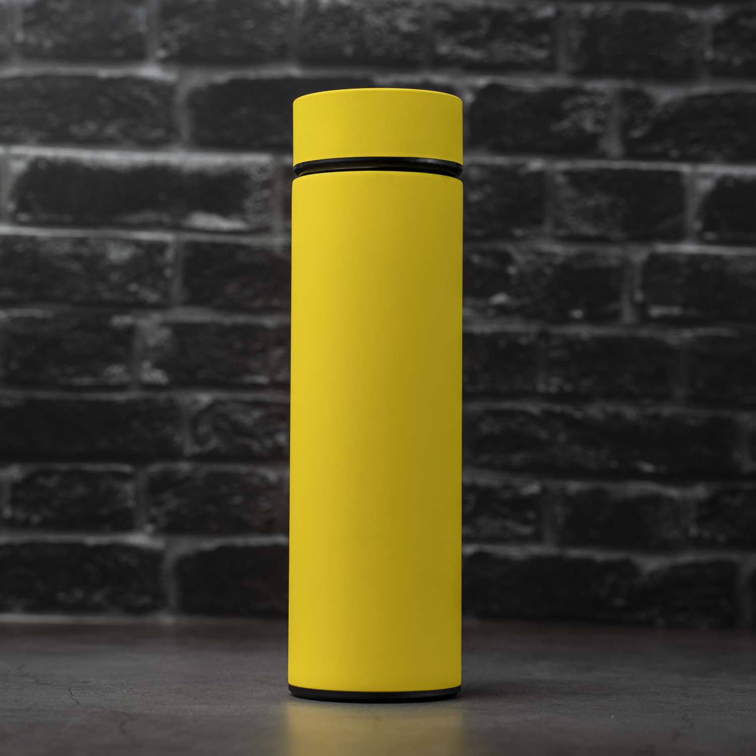 Термос Reactor софт-тач с датчиком температуры (желтый)-4