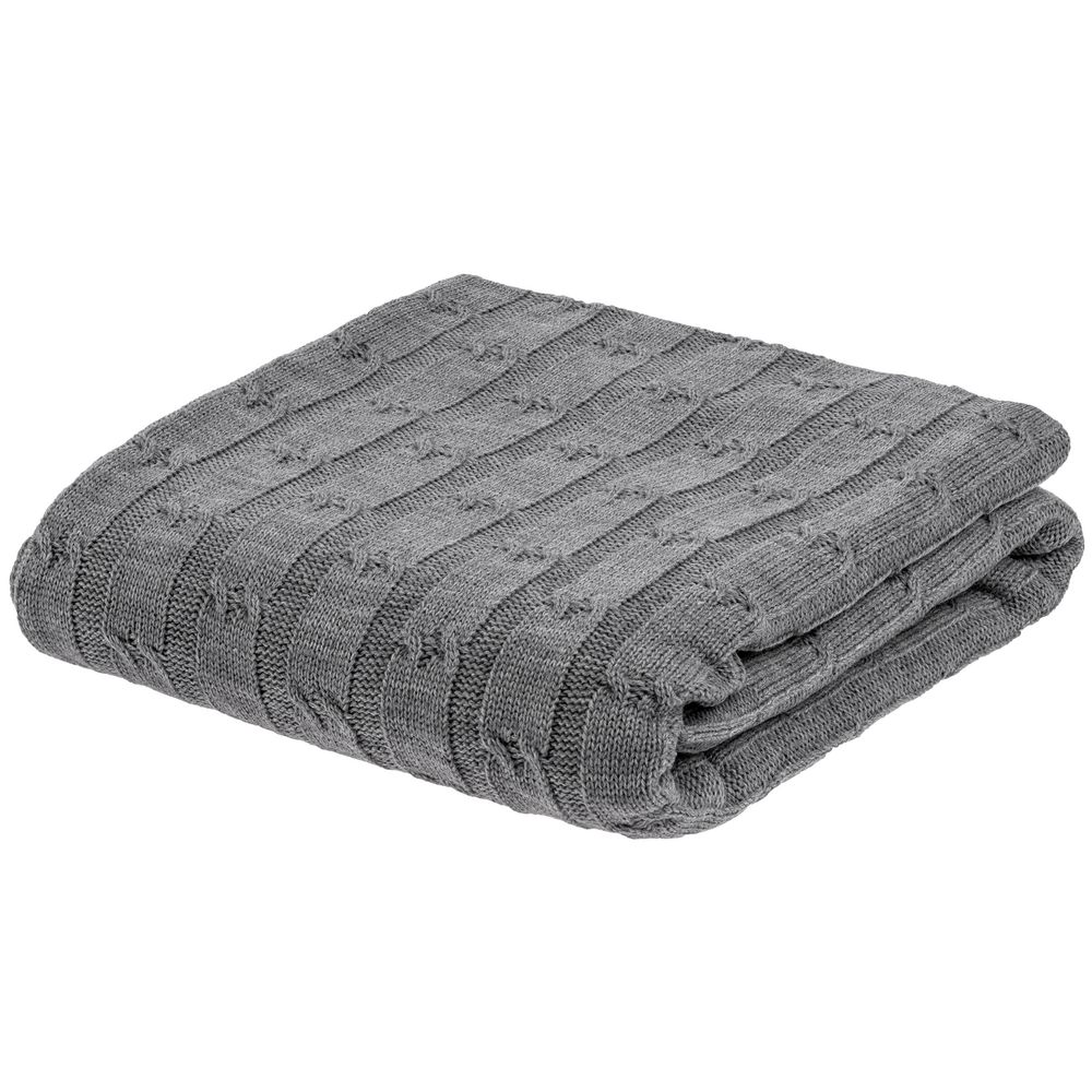 Плед Trenza, серый-1