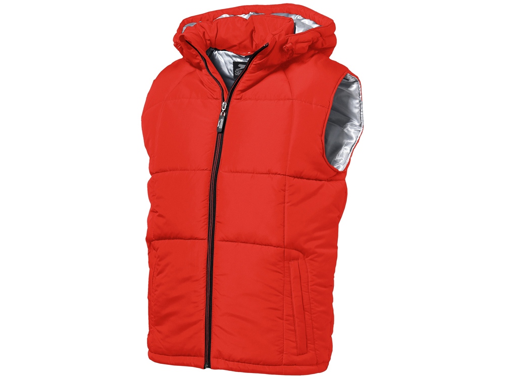 Жилет мужской, Slazenger, красный/белый-0