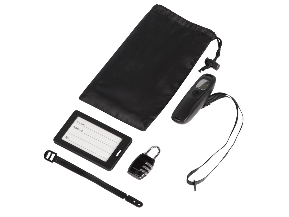 Набор для путешествия: весы, замок, бирка World-0