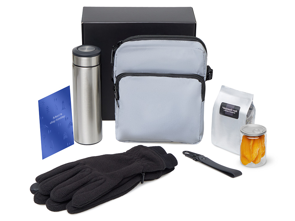 Подарочный набор Re:m. Step  с термосом, перчатками и сумкой-1