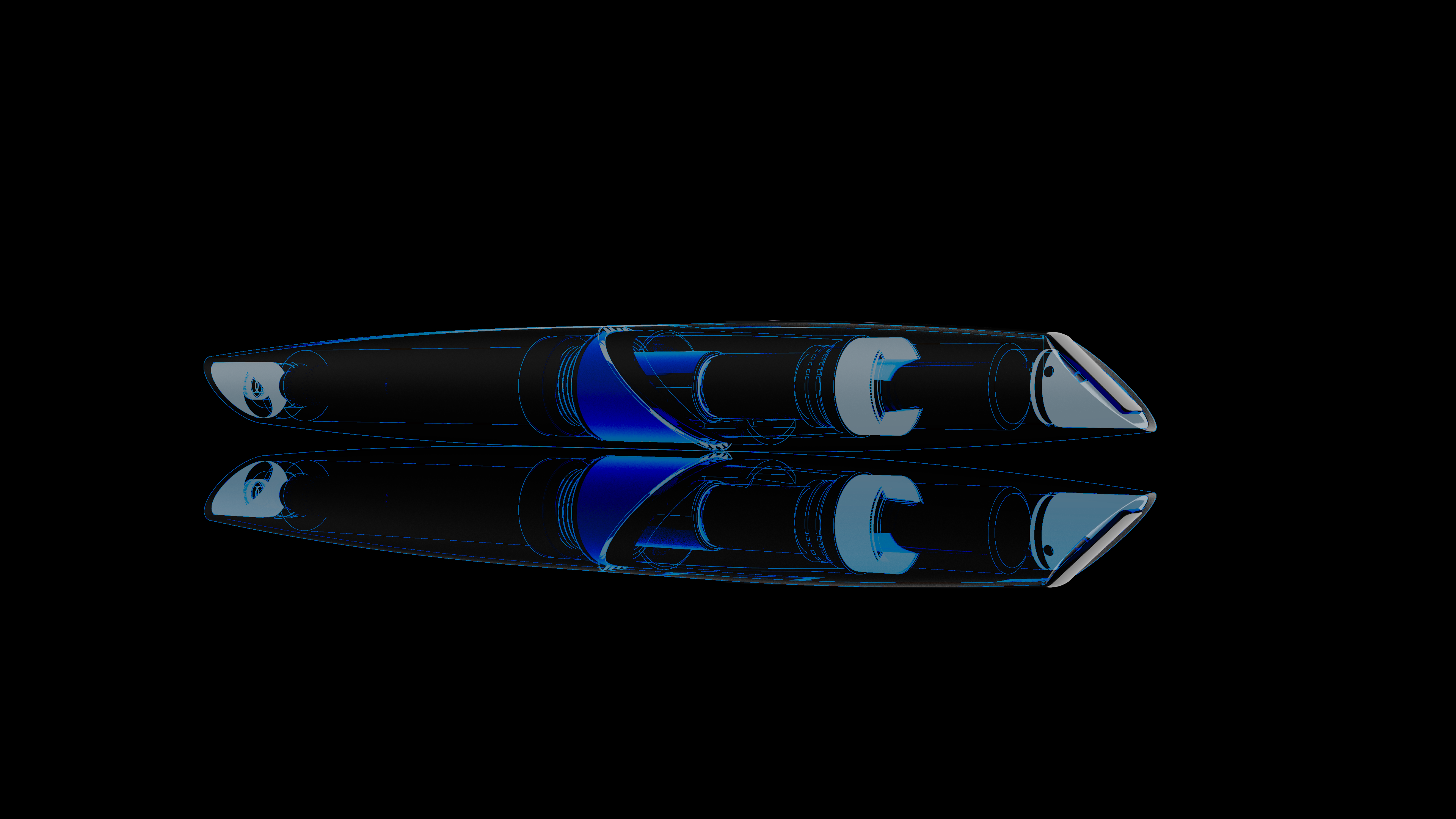 Перьевая ручка Pininfarina PF Two BLUE-25