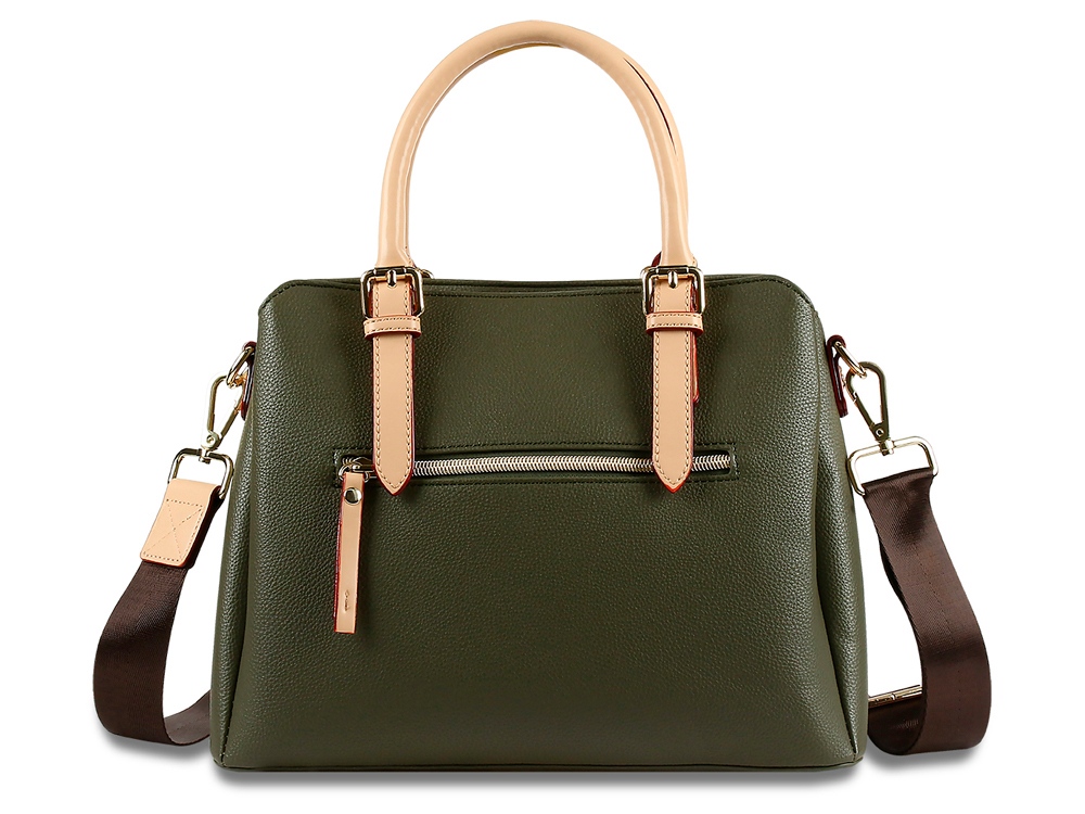 Сумка женская BUGATTI ЭЛЛА | ELLA, оливковая, полиуретан, 30х12х23 см-4