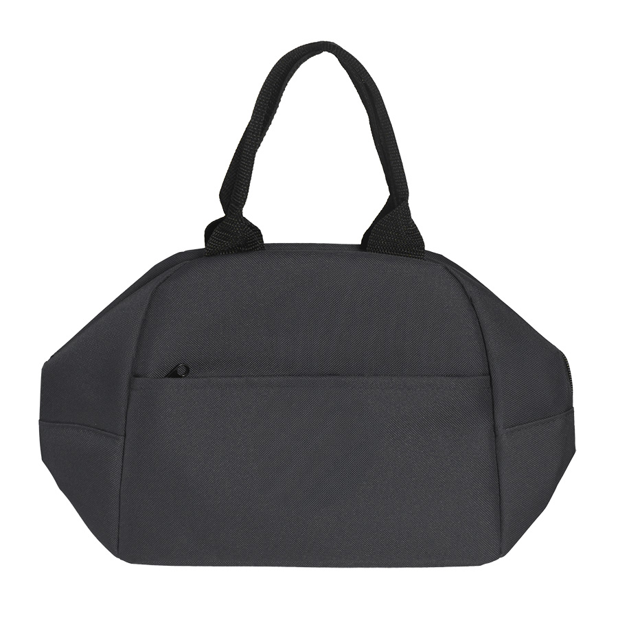 Термосумка "LUNCH", чёрный, 25 x 21 x 17 см, полиэстер 600D, черный-4