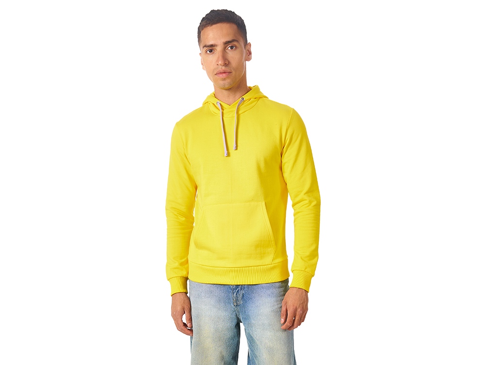 Толстовка унисекс Stream с капюшоном, жёлтый-1
