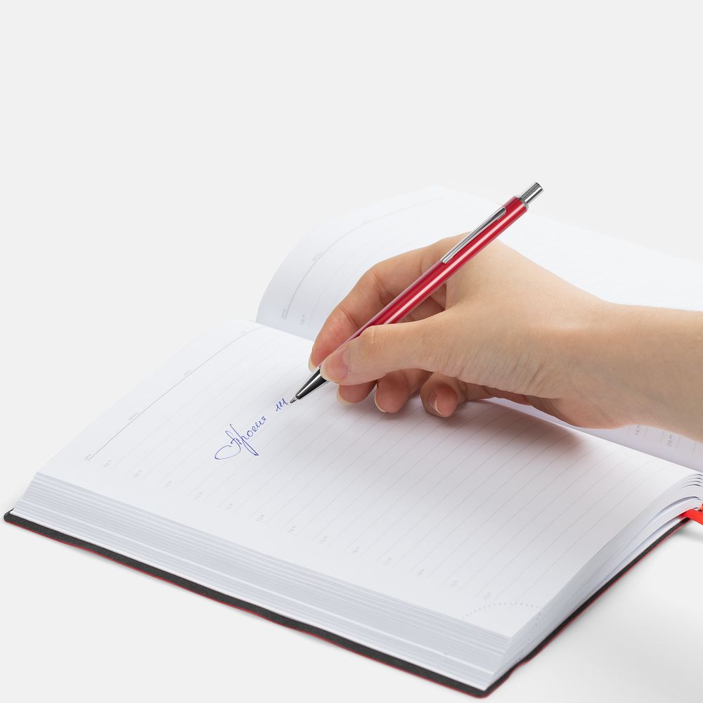 Ручка шариковая Mastermind, красная-2