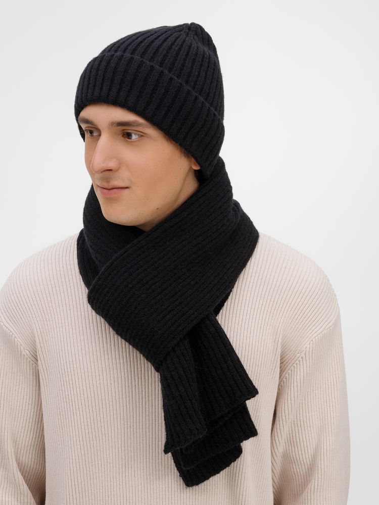 Шарф Laconi, черный-4