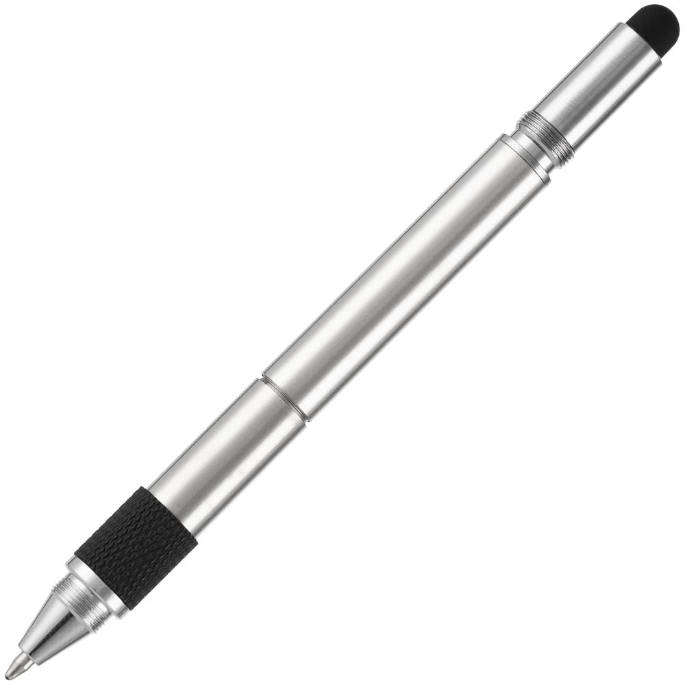 Ручка шариковая Numeric, мультиинструмент, черная-3