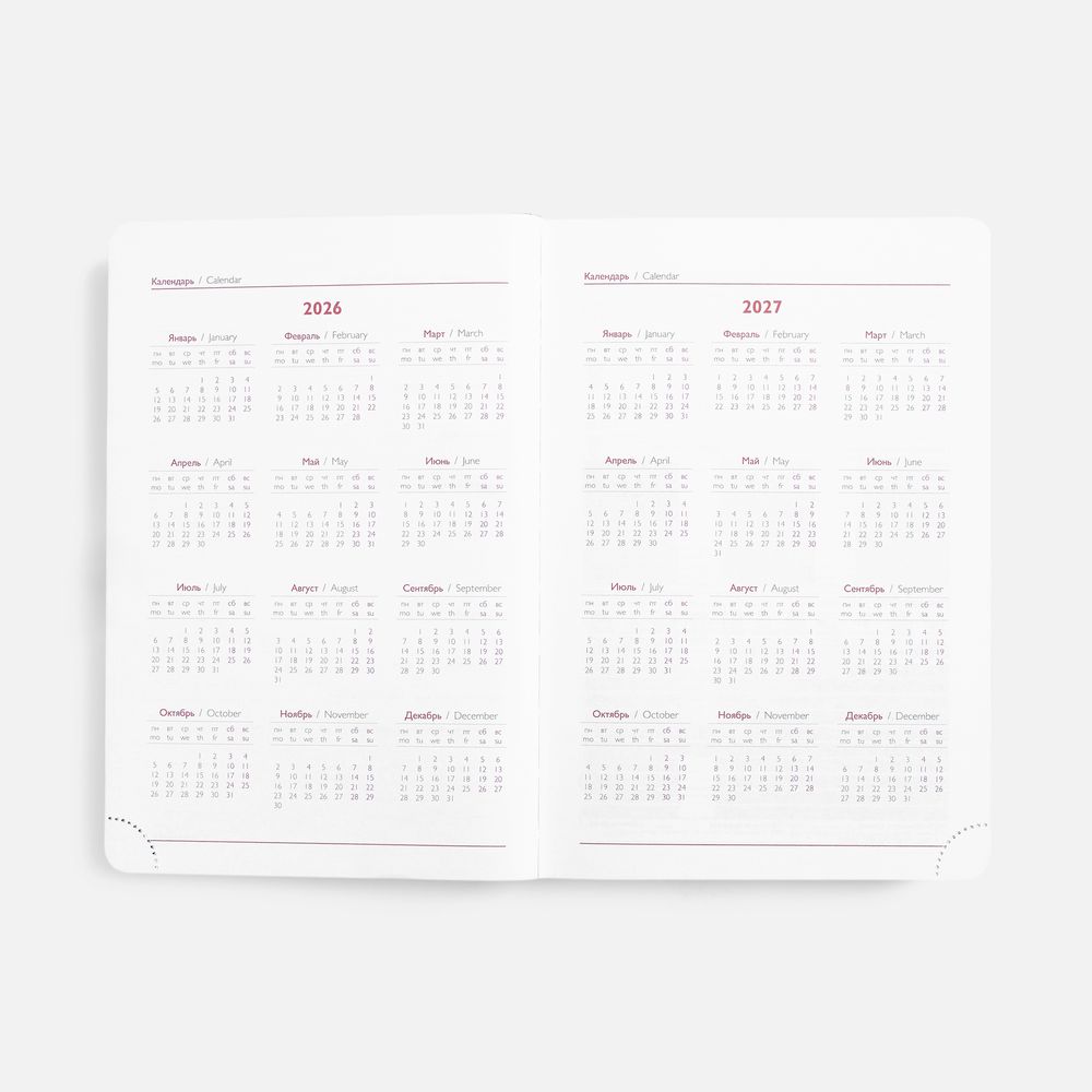 Ежедневник Faro, датированный, синий-3