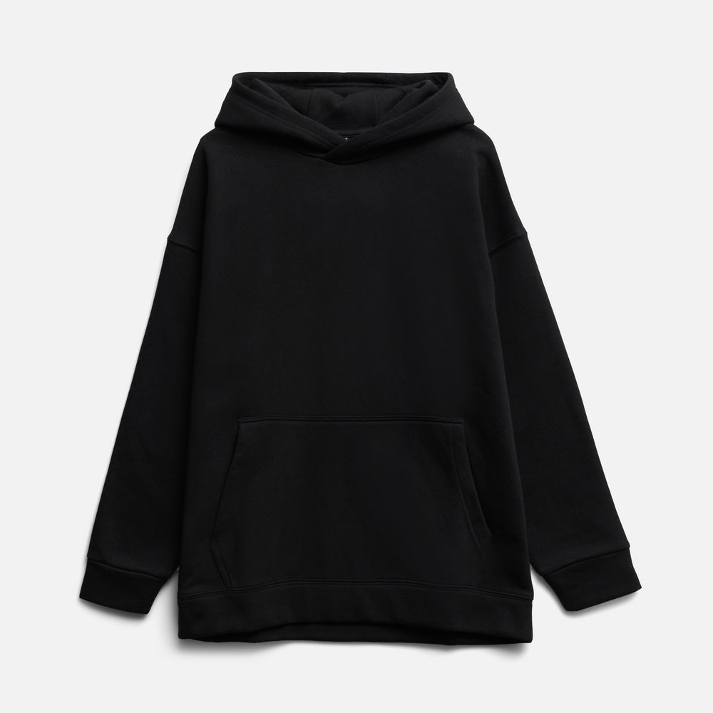 Худи оверсайз унисекс Snuggie, черное-1