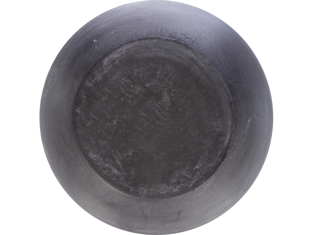 Круглая свечка в бетоне, фитиль дерево, oud wood-3