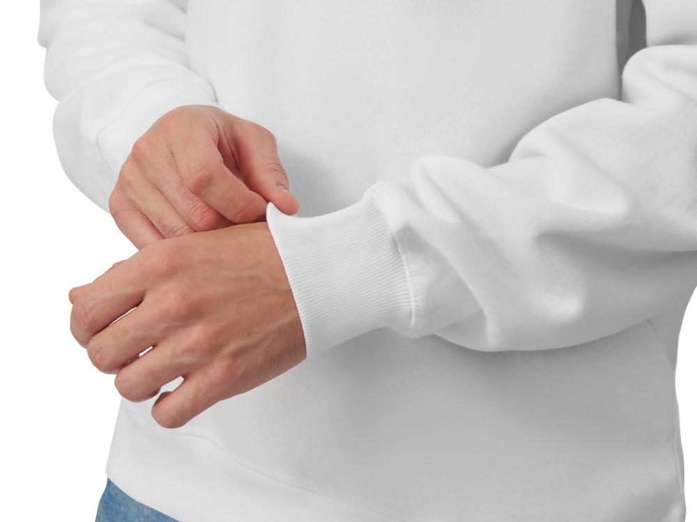 Свитшот оверсайз Lisbon унисекс, белый-6