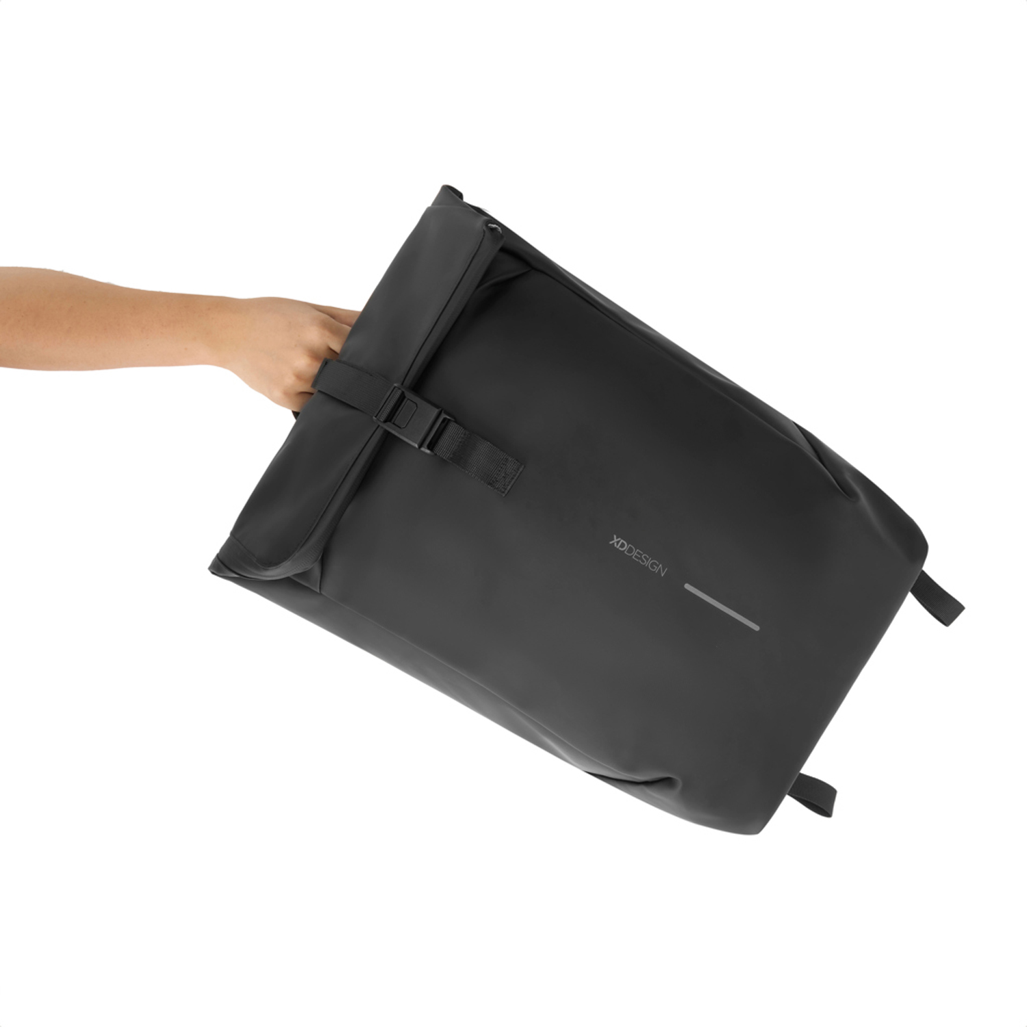 Антикражный водонепроницаемый рюкзак Urban Flap-Top, черный-28