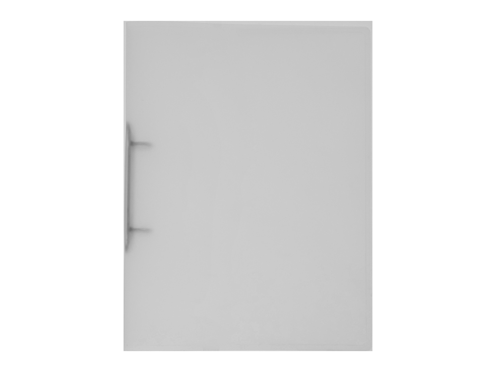 Папка пластиковая с 2 кольцами, прозрачный-1